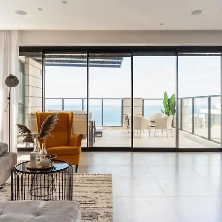 바트얌 Oַ&O Group- Luxury Penthouse Jacuzzi Sea 36 Floor 아파트 외부 사진